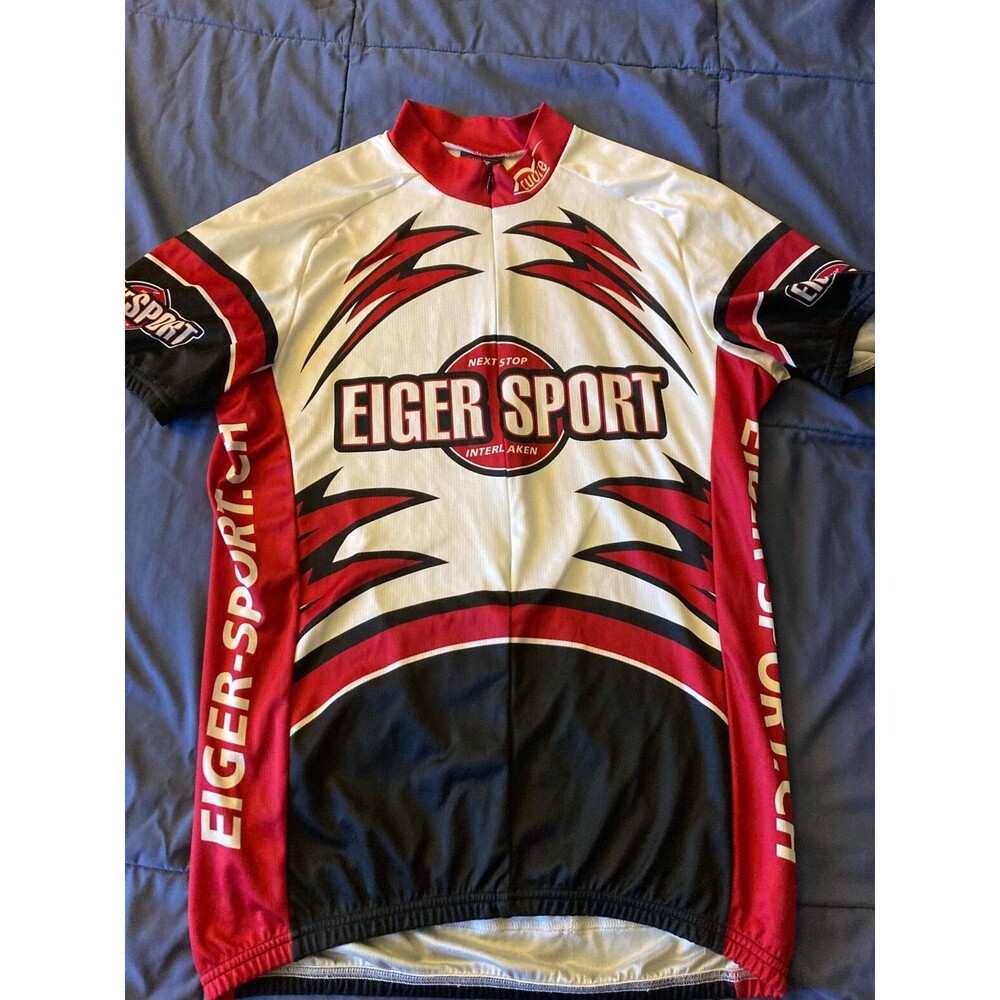 Cuore Cycling Jersey Eiger Sport Interlaken Size Large